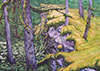 'The Grotto' Watercolor on Paper 21 x 30"